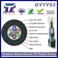 Cable de fibra óptica doble blindado al aire libre
